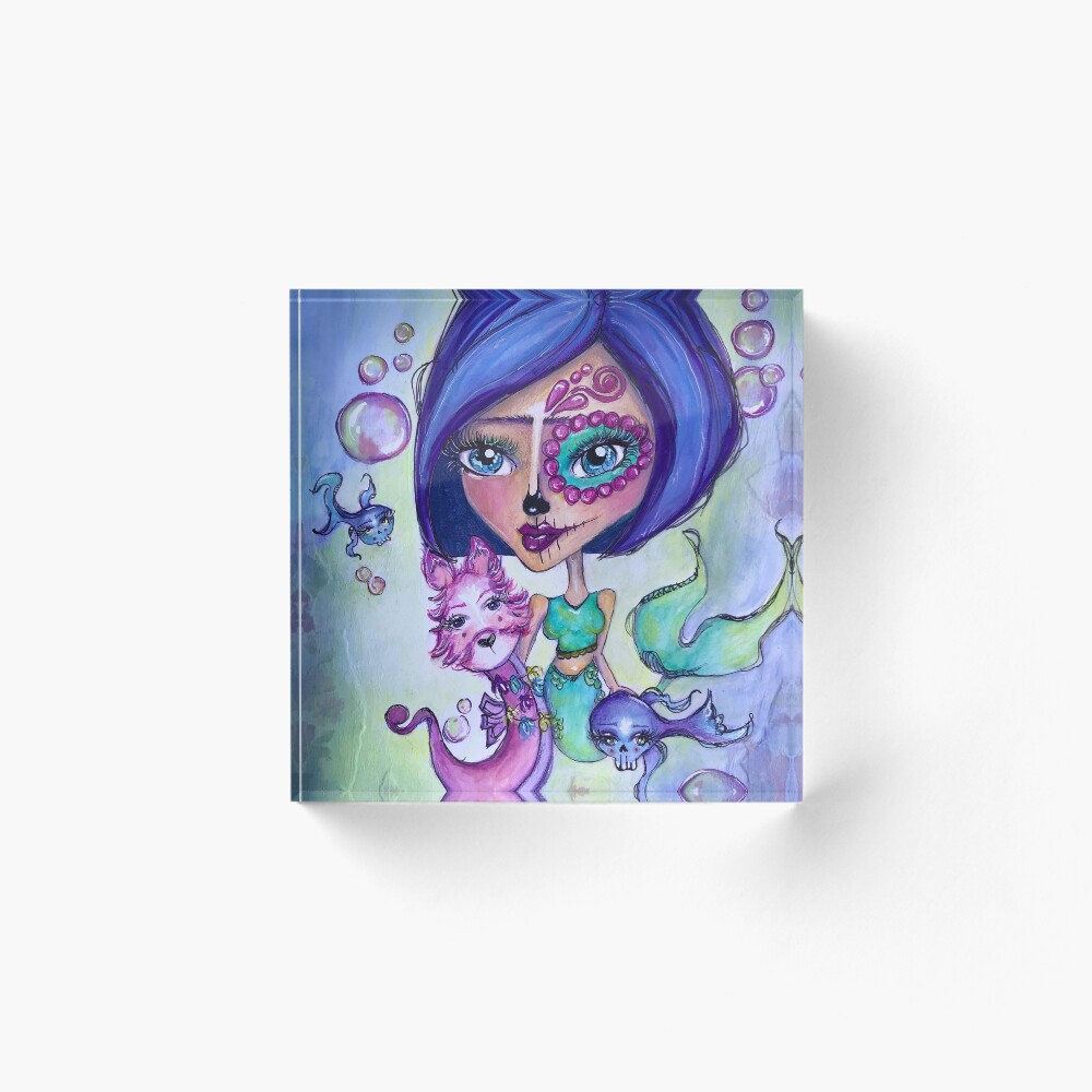 Item preview, Acrylic Block designed and sold by RuffledAndPunk.