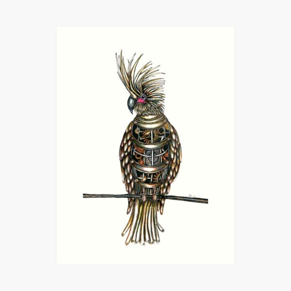 Steampunk cockie Art Print
