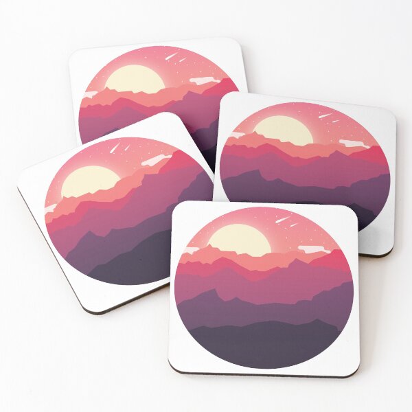 Item preview, Mountain Landscape - Sunset designed and sold by MoonMage.