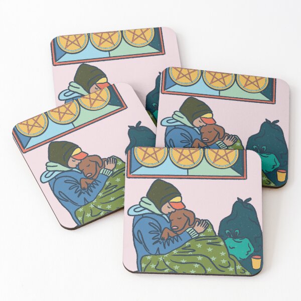 Item preview, Five of Pentacles designed and sold by abbeyrosete.
