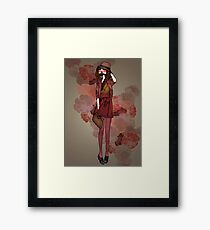 Jolie Rouge Framed Print