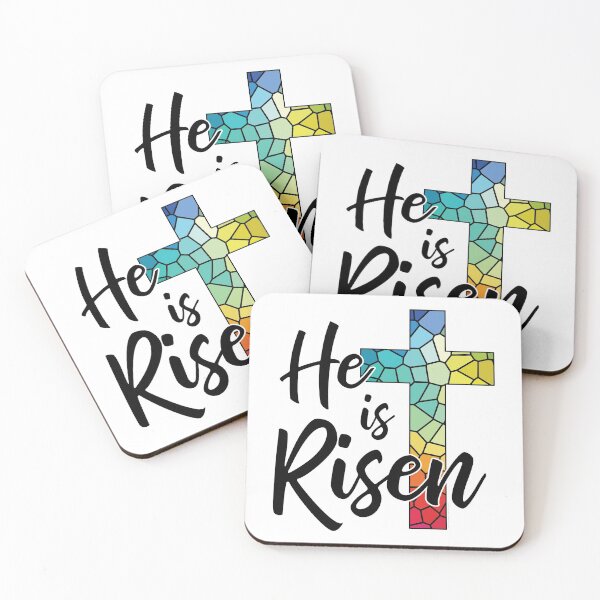Item preview, He is Risen, Matthew 28:6 © GraphicLoveShop designed and sold by Graphic Love Shop.