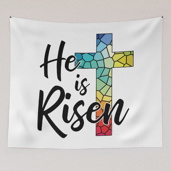 Item preview, He is Risen, Matthew 28:6 © GraphicLoveShop designed and sold by Graphic Love Shop.