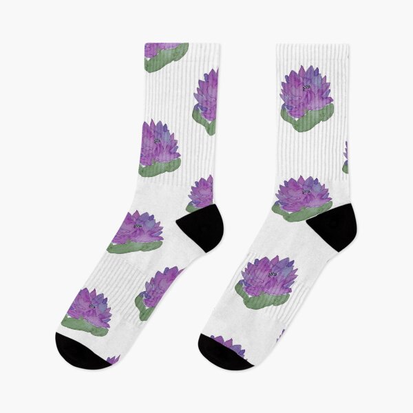 Item preview, Lotus Watercolor Flower in Purple designed and sold by Polishthestone.