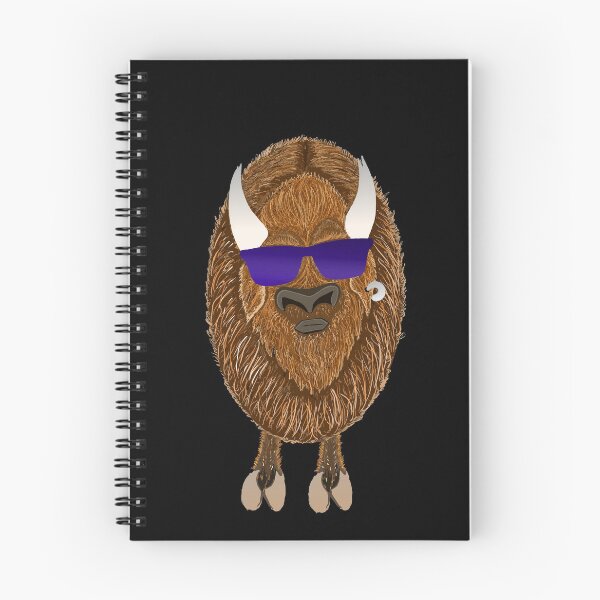 Item preview, Cool Bison with glasses and earrings Buffalo Emoji designed and sold by Lighvision.