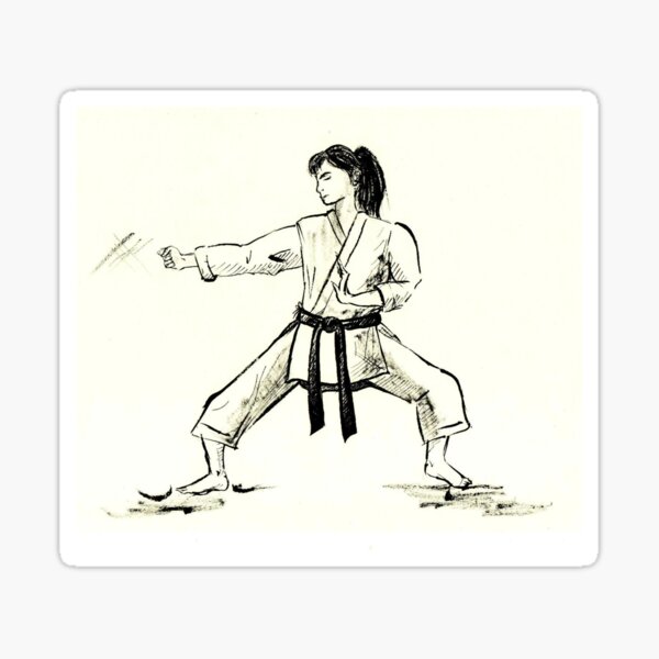 Fight like a woman Sticker