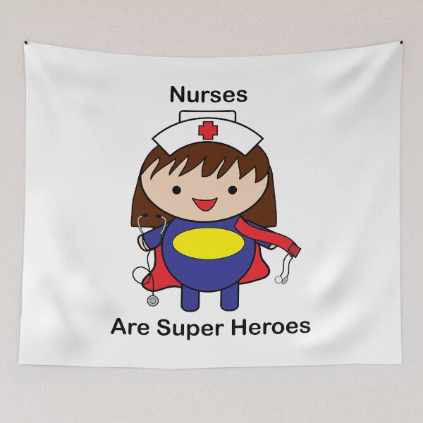 Item preview, Nursess Super Hero Kawaii designed and sold by ValeriesGallery.