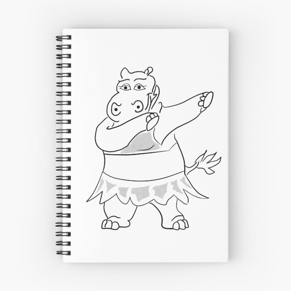 Item preview, The dancing hippo girl designed and sold by Heltymrf.