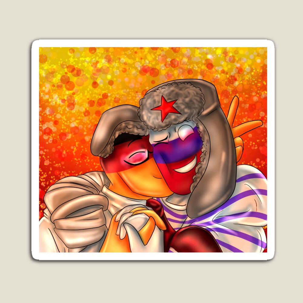 Countryhumans Russia/ Sticker Sticker for Sale by FlameonLeaf