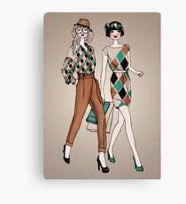 Girls just wanna have fun Canvas Print