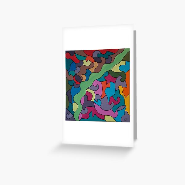 Follow the colours - Kizd Greeting Card