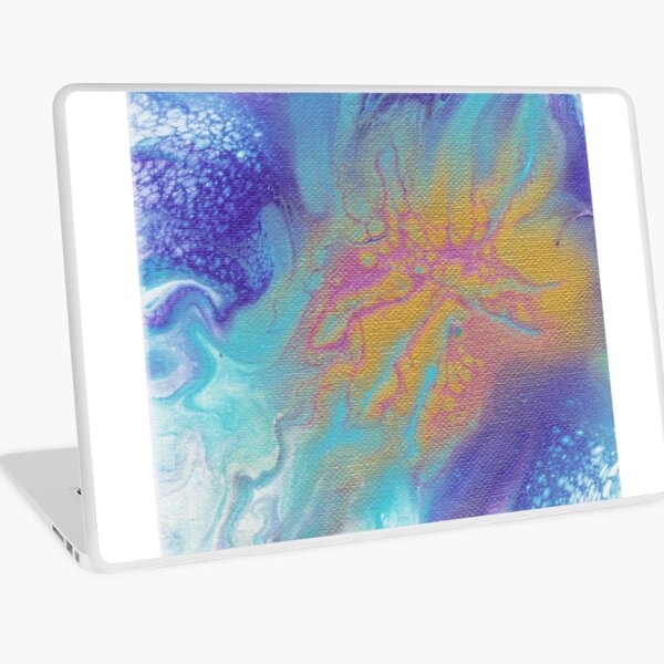 Metallic Bloom Laptop Skin