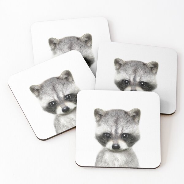 Item preview, raccoon designed and sold by Maggie Ewert.