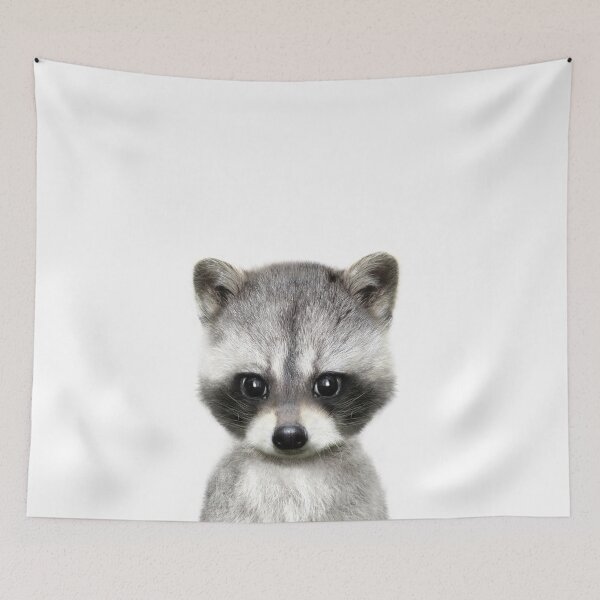 Item preview, raccoon designed and sold by Maggie Ewert.