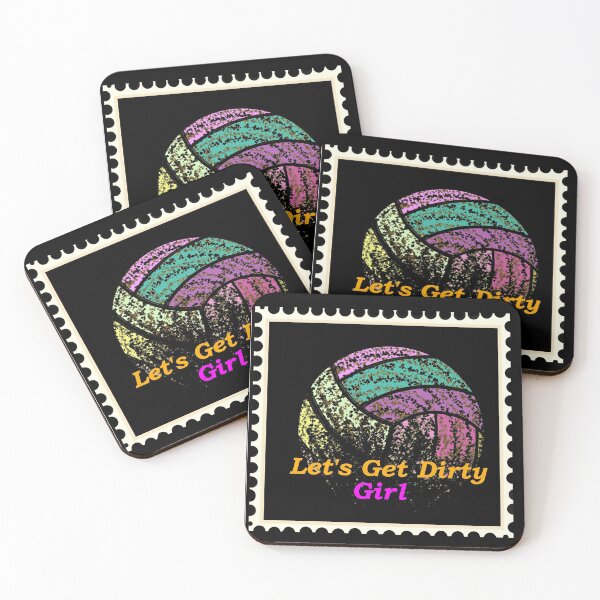 Item preview, Volleyball Let's get Dirty Girl Gift designed and sold by Lighvision.