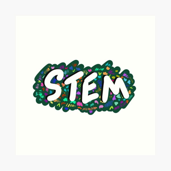 STEM Garden Art Print