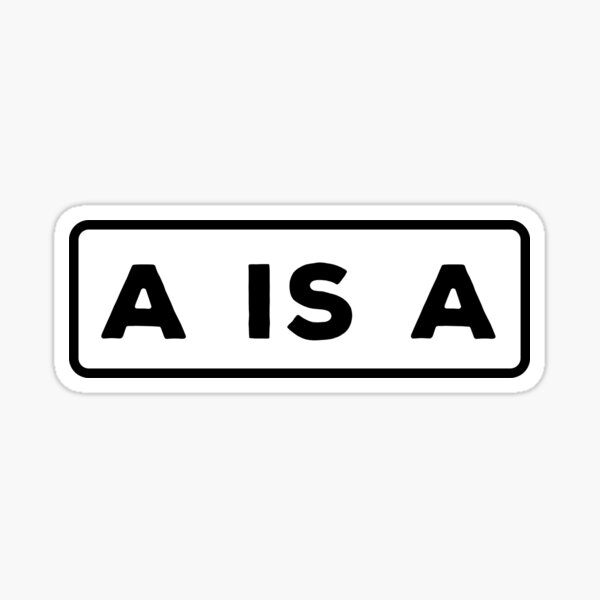 Item preview, A is A Ayn Rand Fountainhead designed and sold by seventythree73.