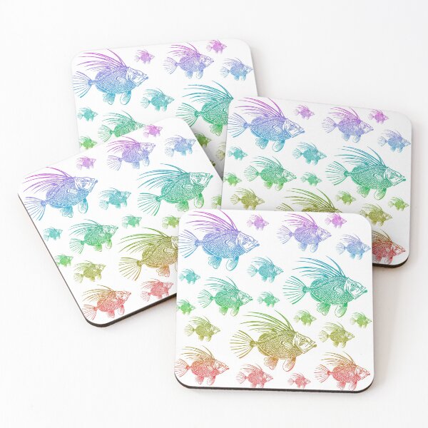 Item preview, School of rainbow fish  designed and sold by Elena Casiglio.