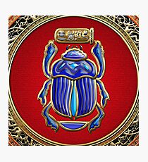 Sacred Egyptian Scarab Photographic Print