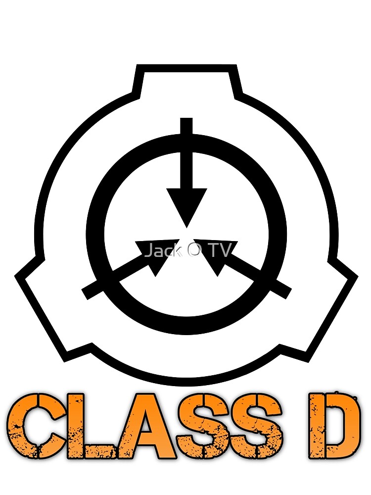 SCP foundation Class D Sticker for Sale by Jack O TV