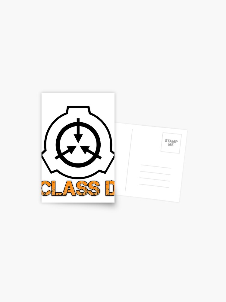 SCP foundation Class D Postcard for Sale by Jack O TV