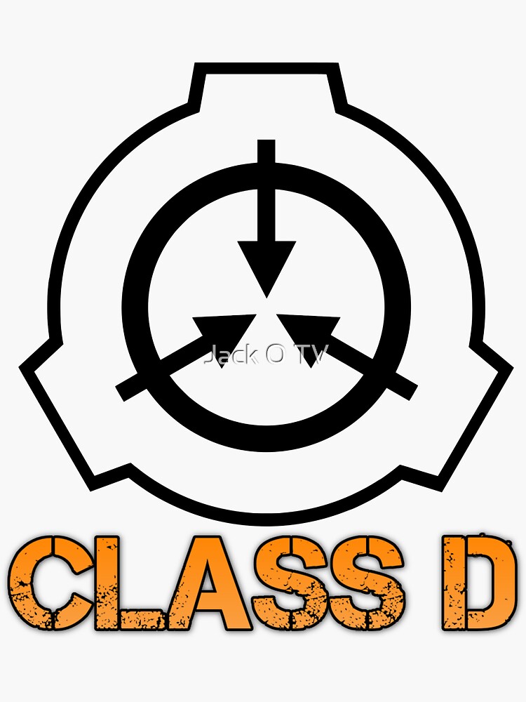 SCP Logo Clear Back 3-inch Sticker 