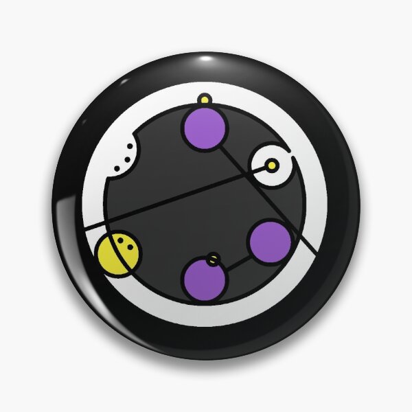 Item preview, Nonbinary in Circular Gallifreyan in Nonbinary Colors Transparent designed and sold by CaelanPride.
