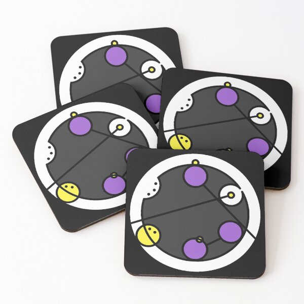Item preview, Nonbinary in Circular Gallifreyan in Nonbinary Colors Transparent designed and sold by CaelanPride.