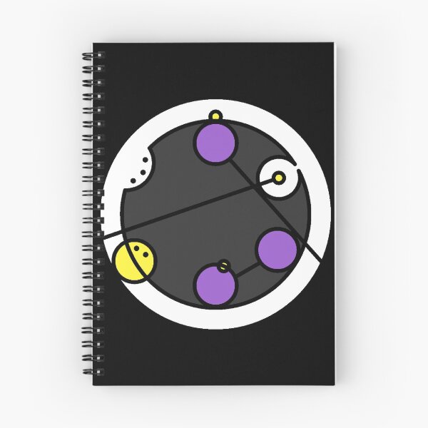 Item preview, Nonbinary in Circular Gallifreyan in Nonbinary Colors Transparent designed and sold by CaelanPride.
