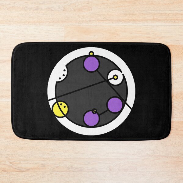 Item preview, Nonbinary in Circular Gallifreyan in Nonbinary Colors Transparent designed and sold by CaelanPride.
