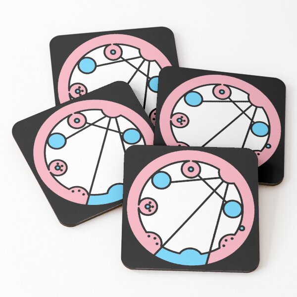 Item preview, Transgender in Circular Gallifreyan in Transgender Colors Transparent designed and sold by CaelanPride.