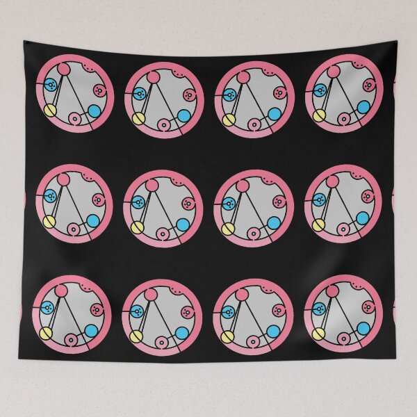 Item preview, Genderflux in Circular Gallifreyan in Genderflux Colors Transparent designed and sold by CaelanPride.