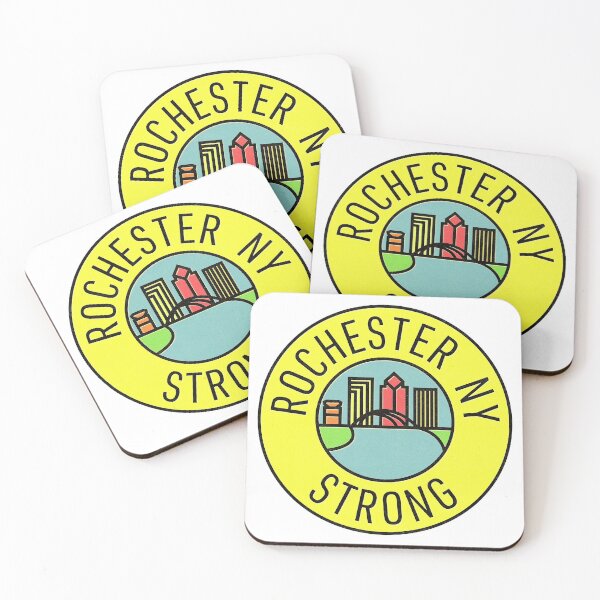 Item preview, "Rochester NY Strong" Retro Skyline designed and sold by Cassia Kuhn.