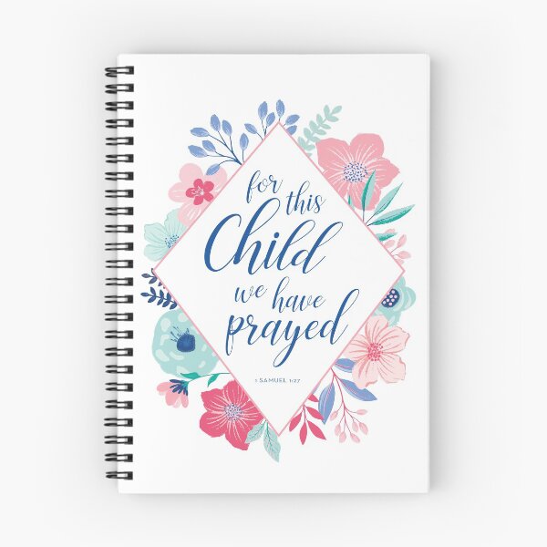 Item preview, For This Child We Have Prayed Floral  designed and sold by Kristen Glanzmann.