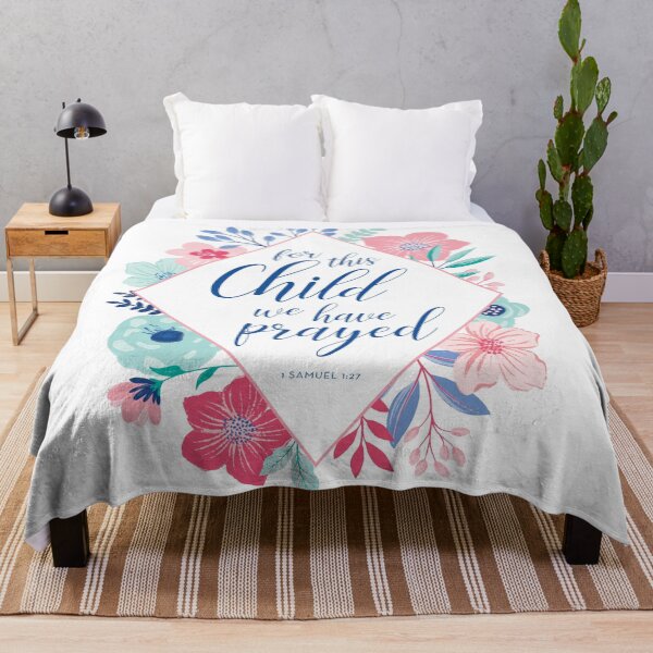 Item preview, For This Child We Have Prayed Floral  designed and sold by Kristen Glanzmann.