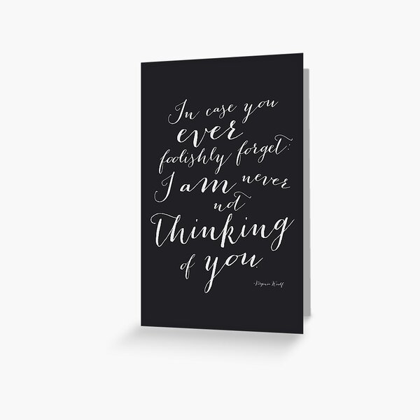Item preview, In Case You Ever Foolishly Forget Virginia Woolf Quote designed and sold by Kristen Glanzmann.