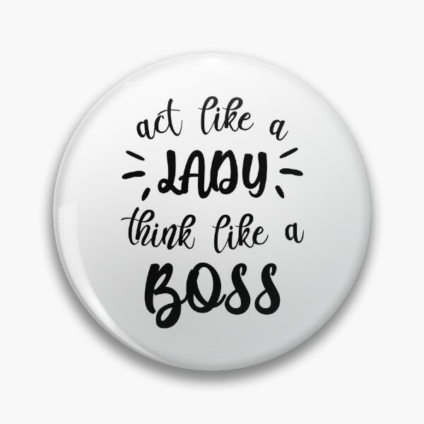 Item preview, Act like a lady and think like a boss designed and sold by DerNerd.