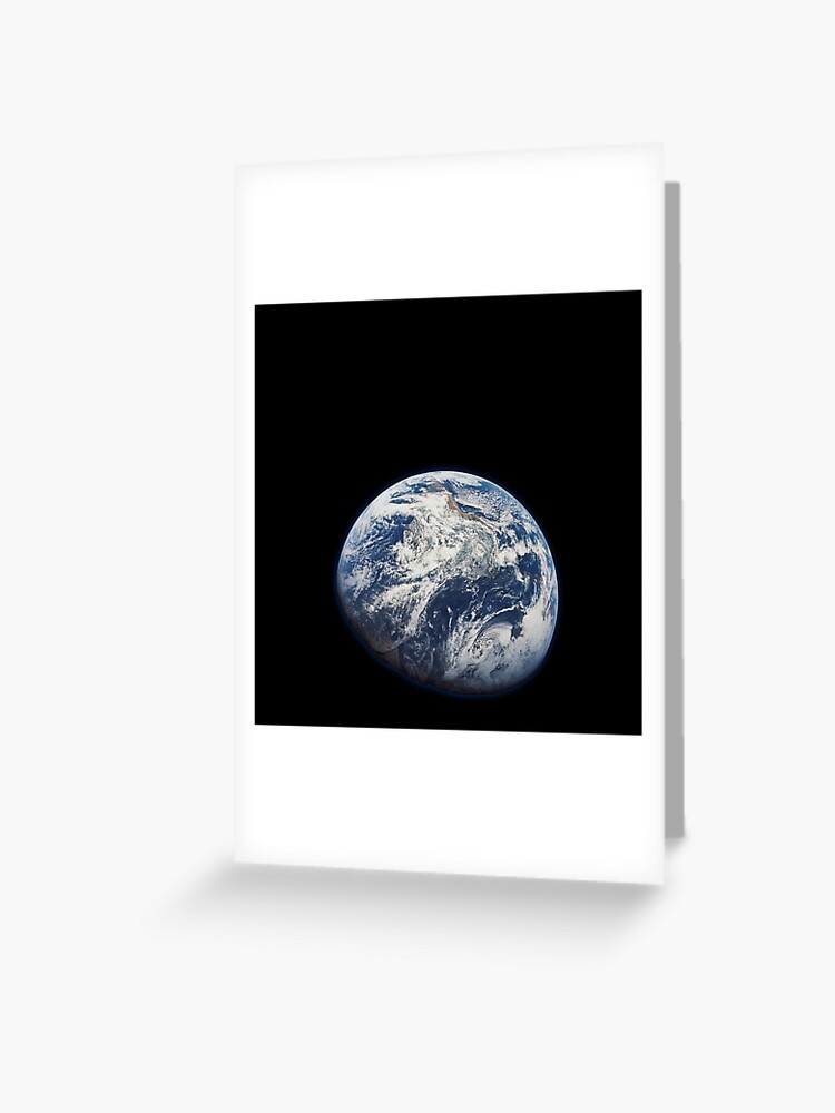 Earth from Apollo 8 Command Module Greeting Card