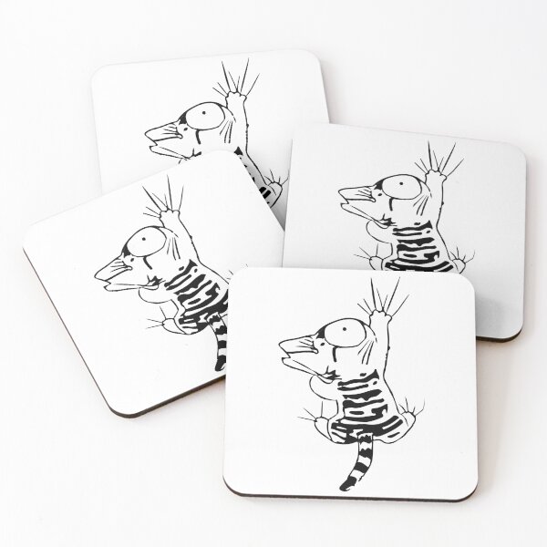 Item preview, clinging cat climbing designed and sold by xagta10.