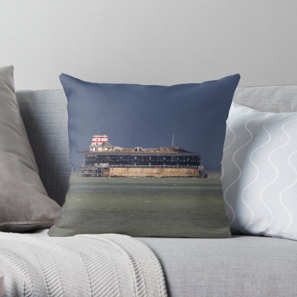 No Man's Land Fort Throw Pillow