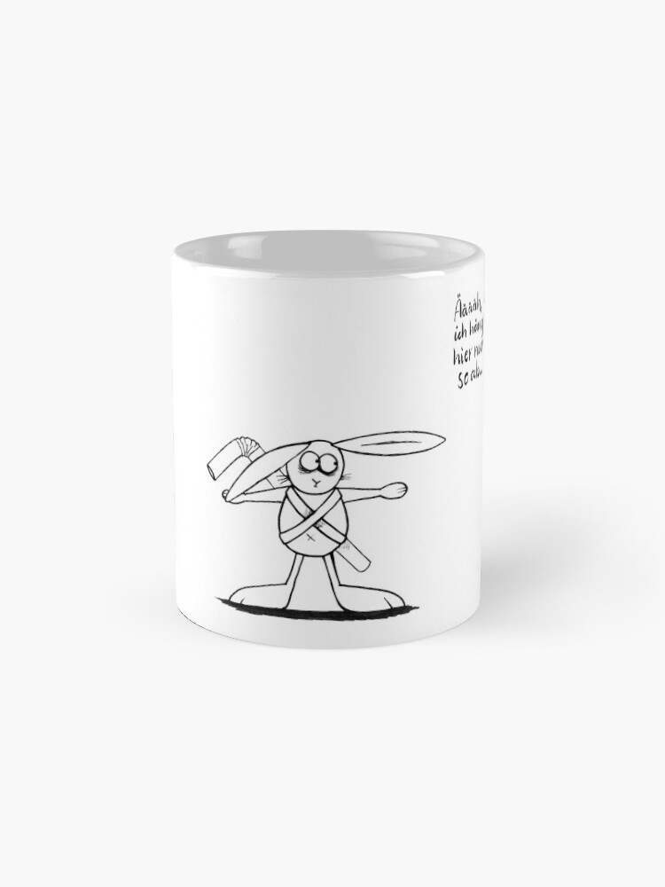 Alternate view of Cartoon bunny | Sketch | 088a Coffee Mug