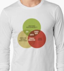 Santa Venn Diagram Long Sleeve T-Shirt