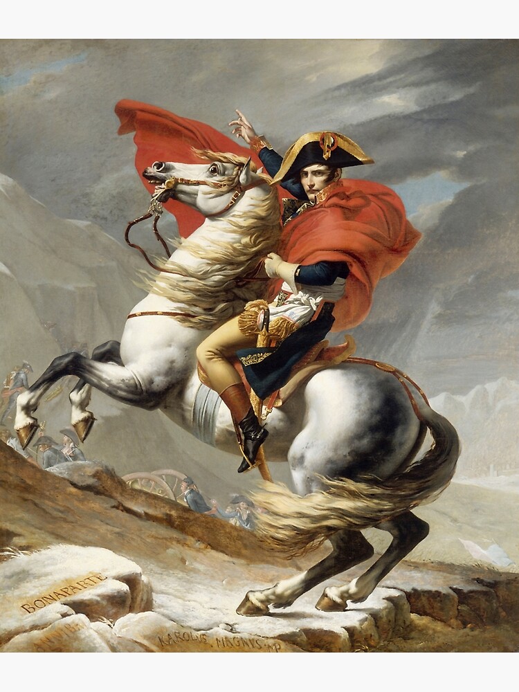 Discover Napoleon Crossing the Alps Canvas