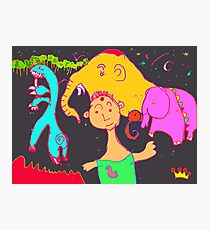 Uncle Barber and His Nomadic Travellers Photographic Print