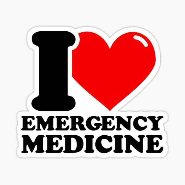 Item preview, I Love Emergency medicine designed and sold by fabianb.
