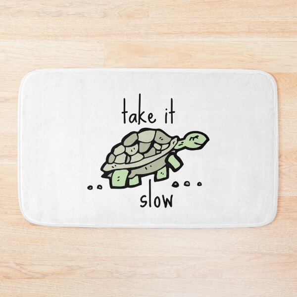 Item preview, Take it Slow Cute Turtle Motivational Cute Animal Gift Good Positivity Relax Funny Happy Spiritual Depression Anxiety Gift designed and sold by EpsilonEridani.