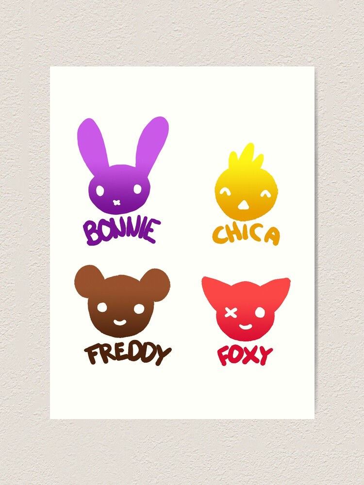 Fnaf art I  Bonnie chica foxi freddy ArT.