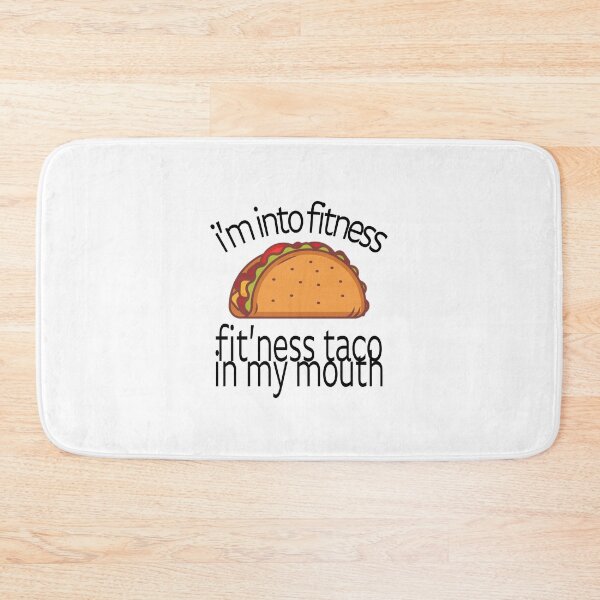Item preview, I'm into fitness, fit'ness taco in my mouth - black designed and sold by agsduy.