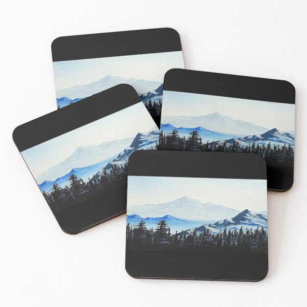 Item preview, Cold Blue Mountains Painting designed and sold by Paintings by Diaz.