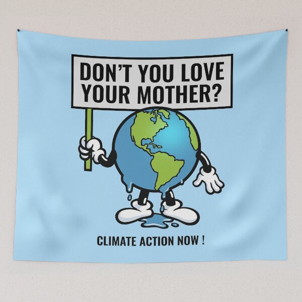 Item preview, Love mother earth climate justice now designed and sold by ReignGFX.